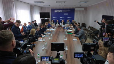 Личная встреча политических представителей в офисе Миссии ОБСЕ в Молдове в Тирасполе