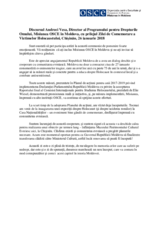 Discurs cu prilejul Zilei de Comemorare a Victimelor Holocaustului