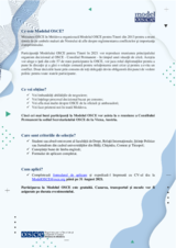 Broșura Modelul OSCE pentru Tineri - 2021